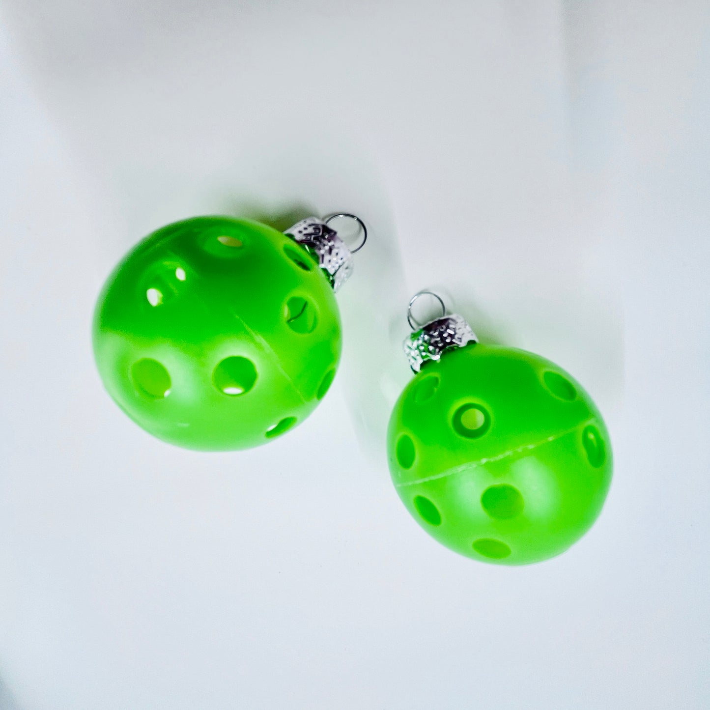 Set of 12 Mini Pickleball Christmas Ornaments | Pickleball Christmas Gifts And Decor