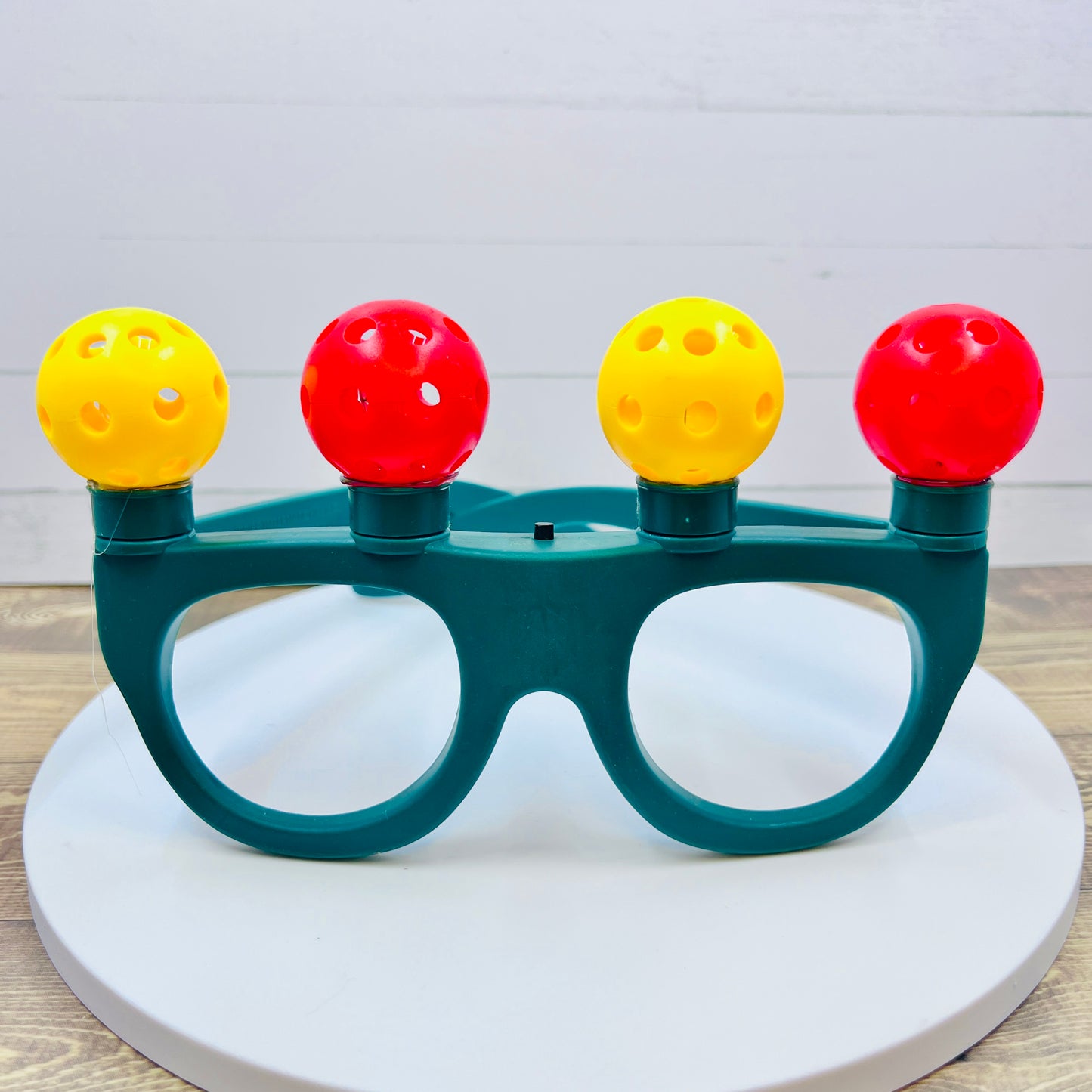 Micro Pickleball Glasses With Flashing Lights | Fun Pickleball Gifts