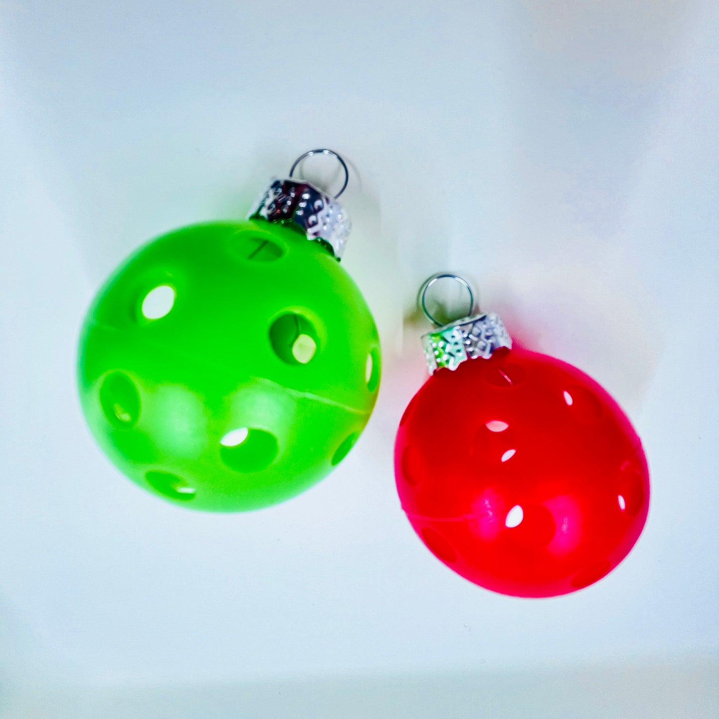 Set of 12 Mini Pickleball Christmas Ornaments | Pickleball Christmas Gifts And Decor