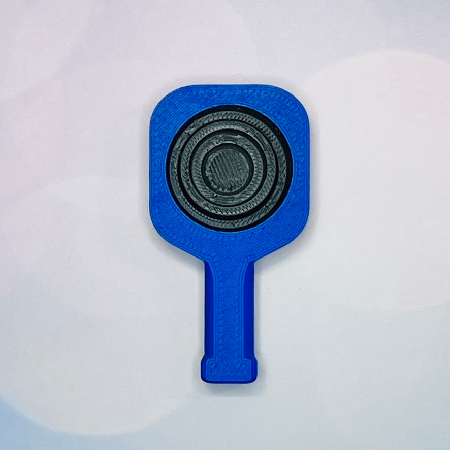 Pickleball Paddle Fidget Keychain | Customizeable Party Favor Gifts | Bag Zipper Pulls and Charms