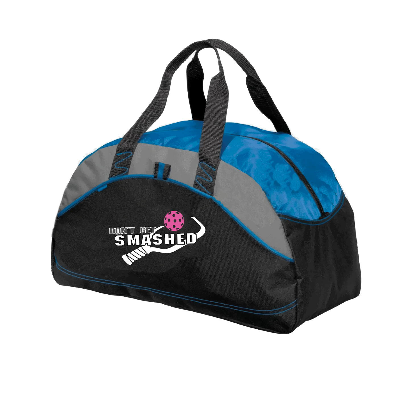 Don't Get Smashed (Customizable Ball Color) | Pickleball Sports Duffel | Medium Size Court Bag