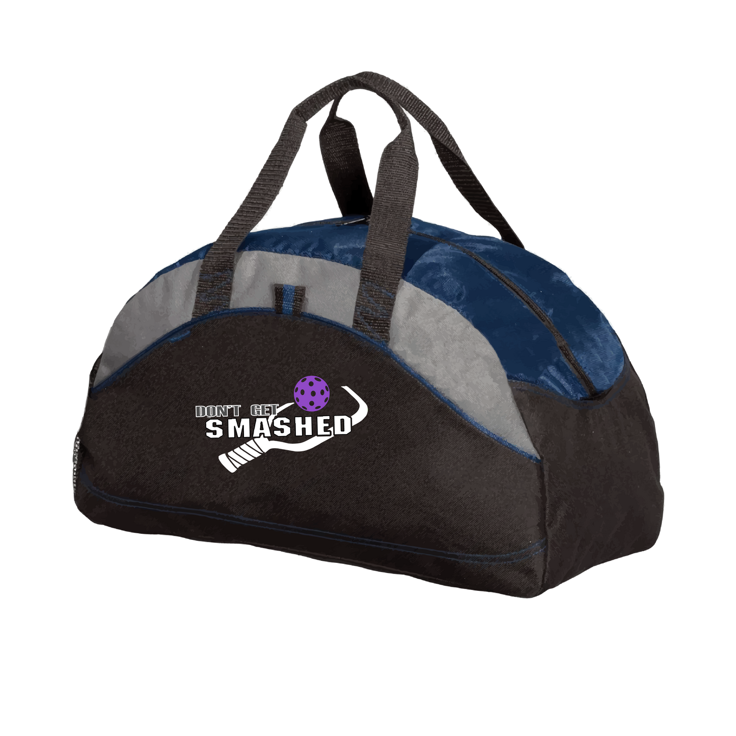 Don't Get Smashed (Customizable Ball Color) | Pickleball Sports Duffel | Medium Size Court Bag