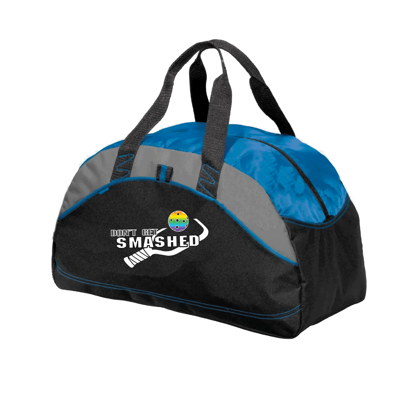Don't Get Smashed (Customizable Ball Color) | Pickleball Sports Duffel | Medium Size Court Bag