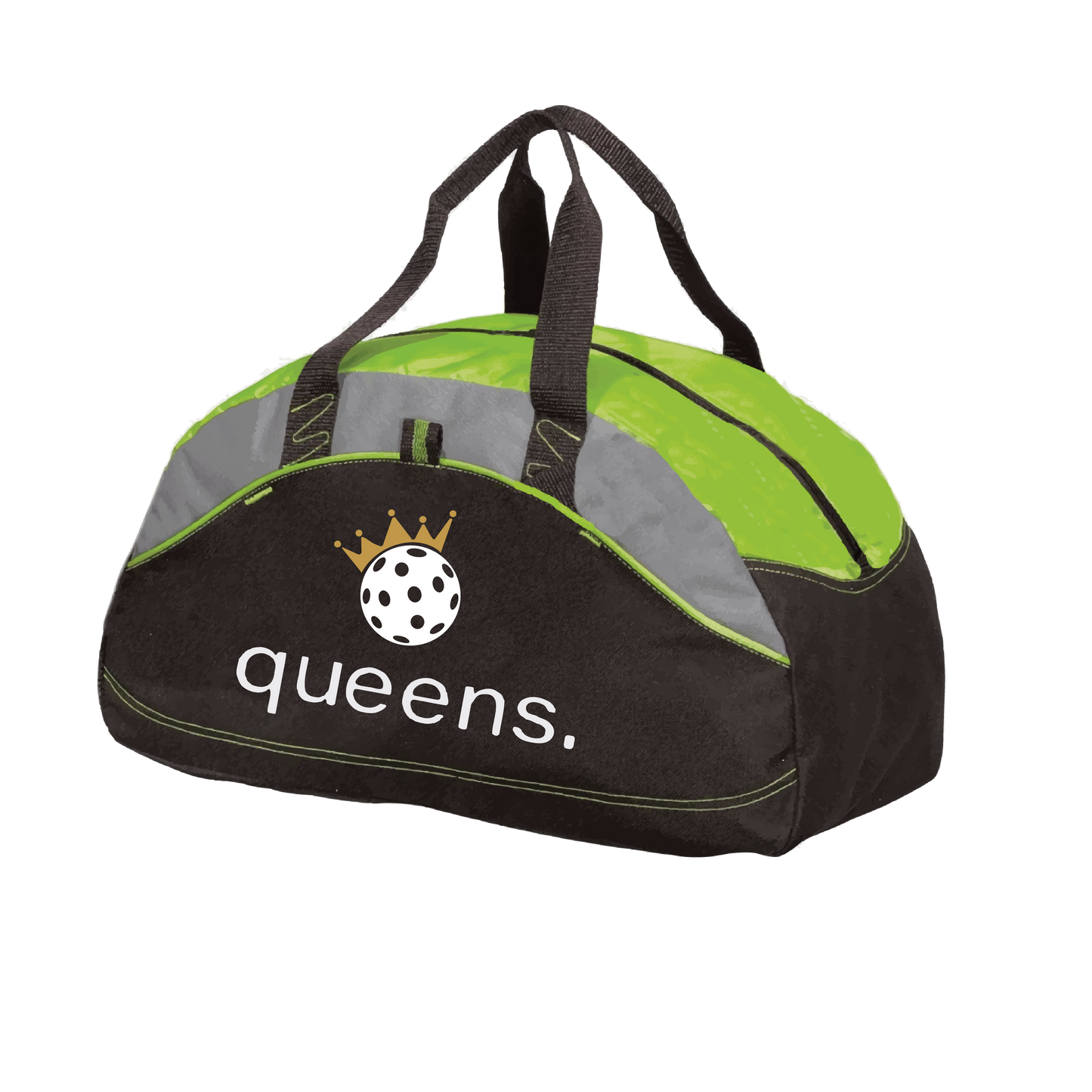 Pickleball Queen and Crown | Pickleball Sports Duffel | Medium Size Court Bag