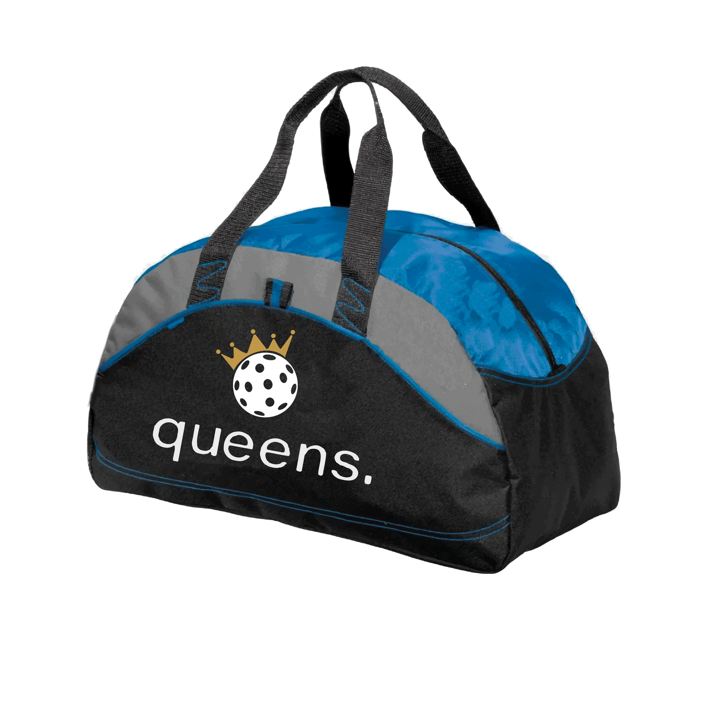 Pickleball Queen and Crown | Pickleball Sports Duffel | Medium Size Court Bag