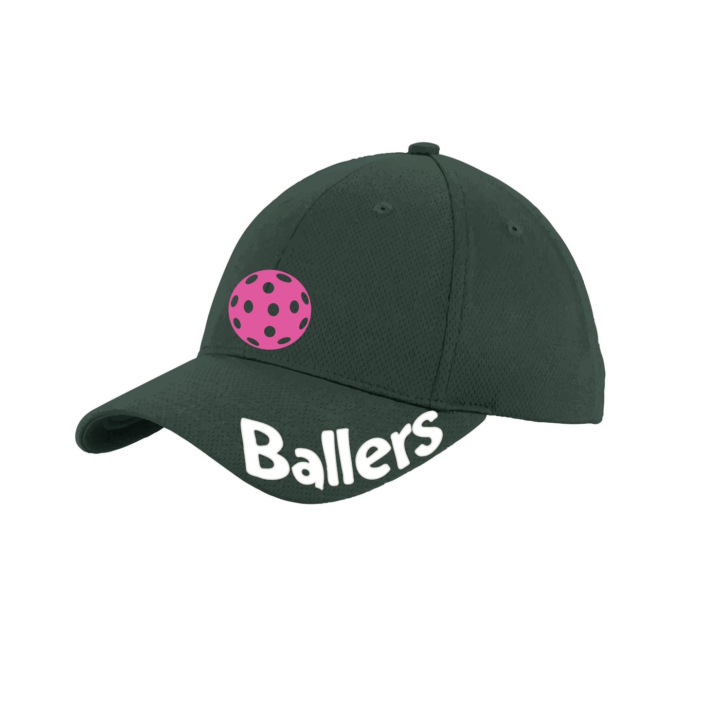 Ballers With Pickleballs (Custom) | Pickleball Hat | Moisture-Wicking 100% Polyester