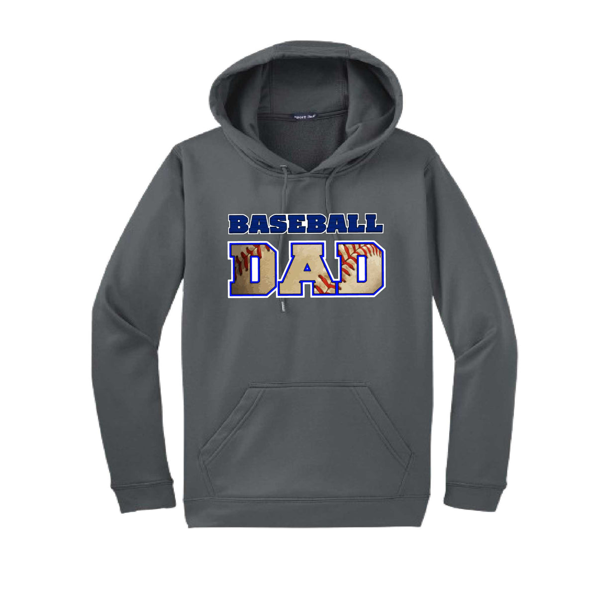 Baseball Dad | Unisex Hoodie Athletic Baseball Sweatshirt | 50% Cotton/50% Polyester