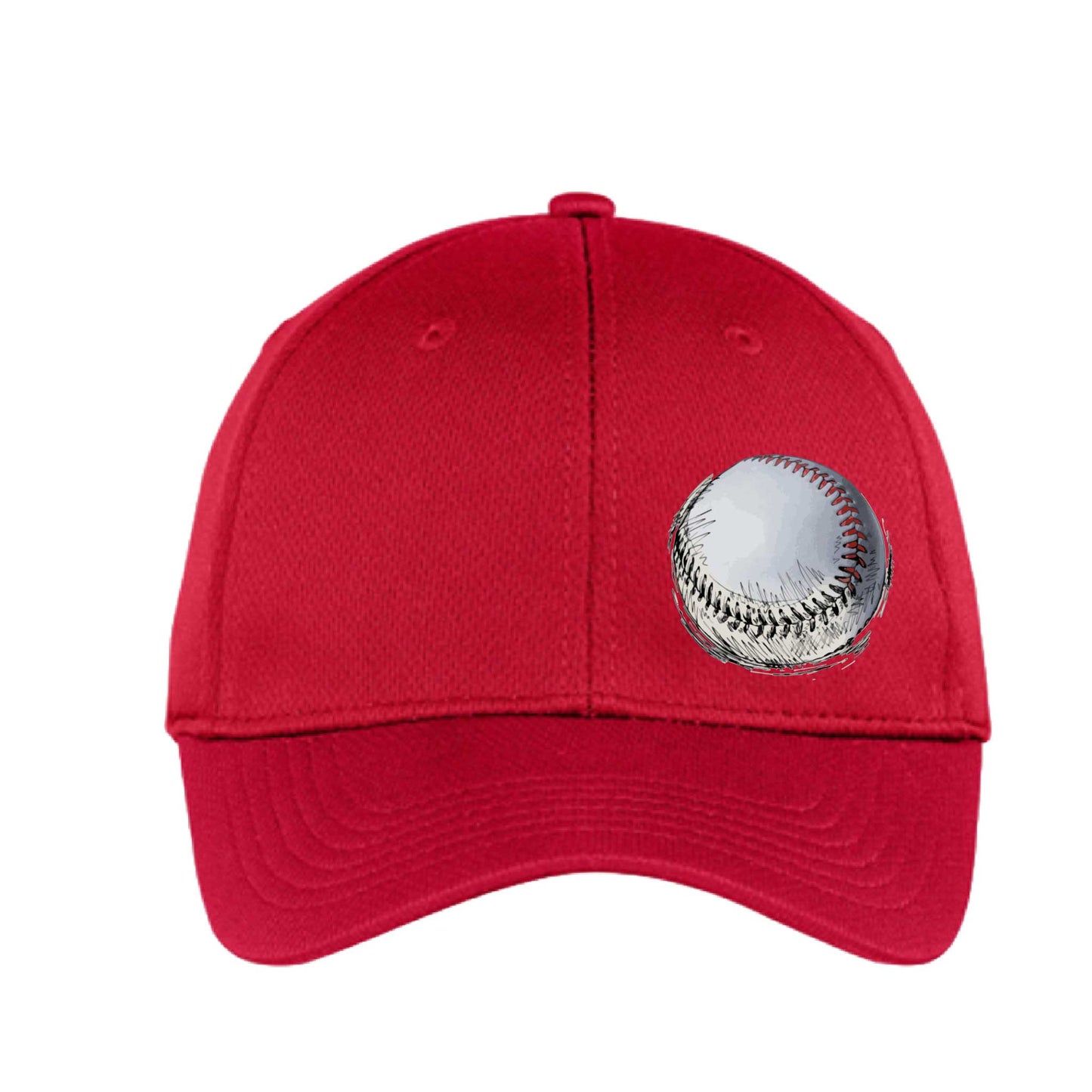 Baseball Sketched | Baseball Hat | Moisture-Wicking 100% Polyester