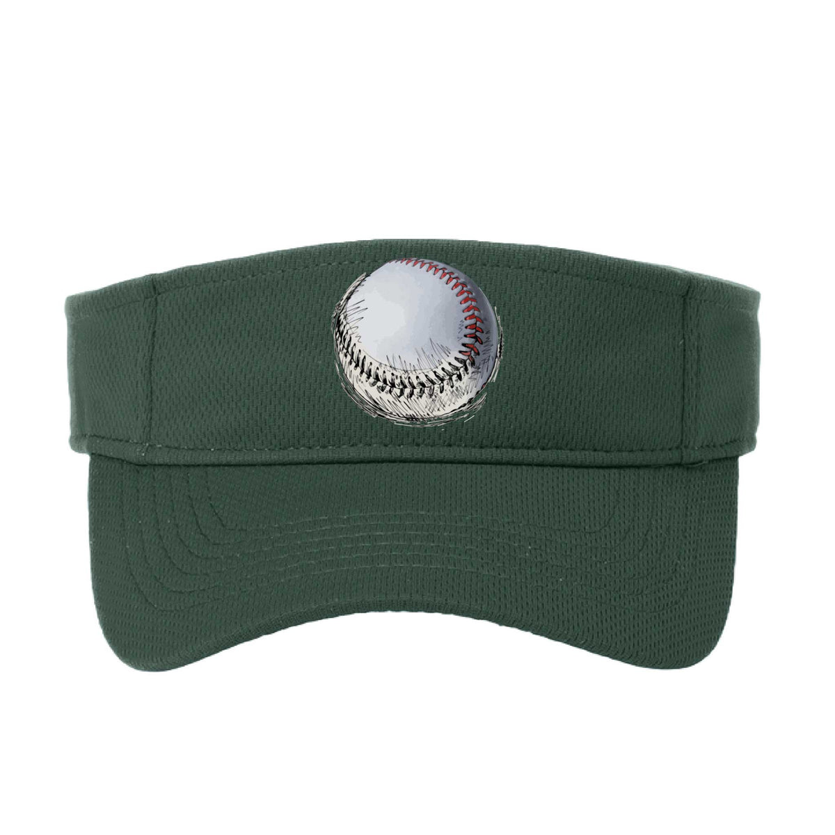 Baseball Sketched | Baseball Visors | Moisture Wicking 100% Polyester