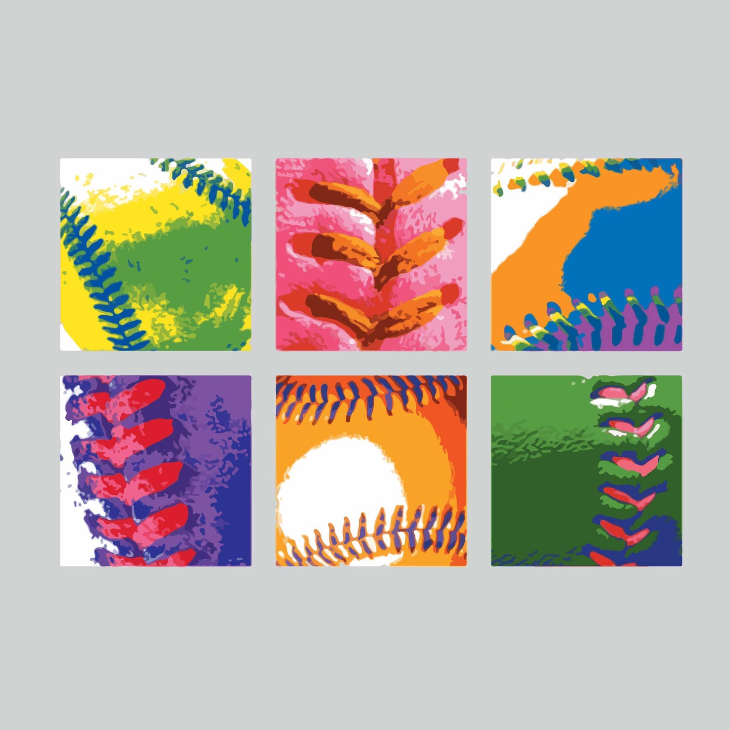 Baseball Squares | Women’s Short Sleeve Crewneck Baseball T-Shirts | 100% Polyester