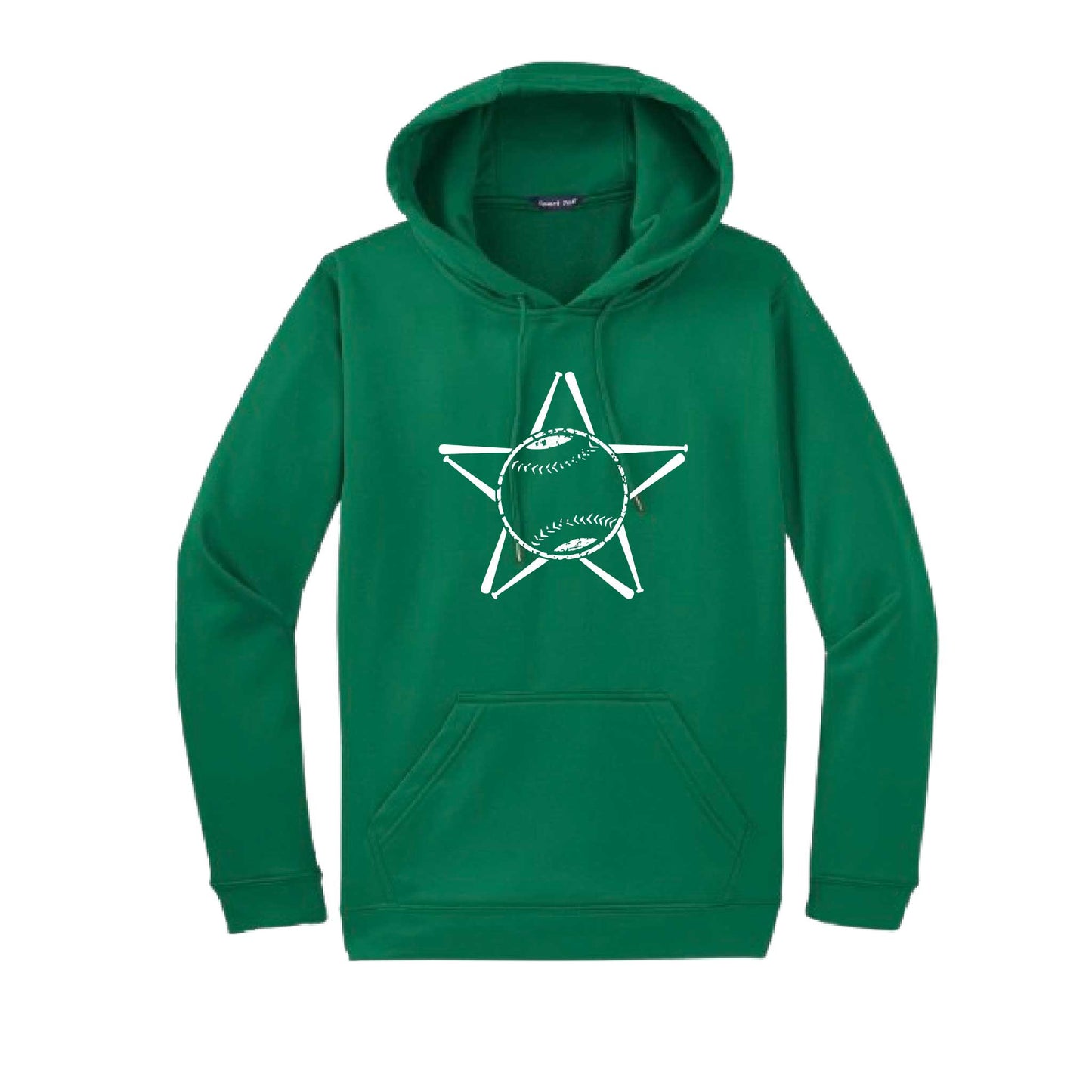 Baseball Star | Unisex Hoodie Athletic Baseball Sweatshirt | 50% Cotton/50% Polyester