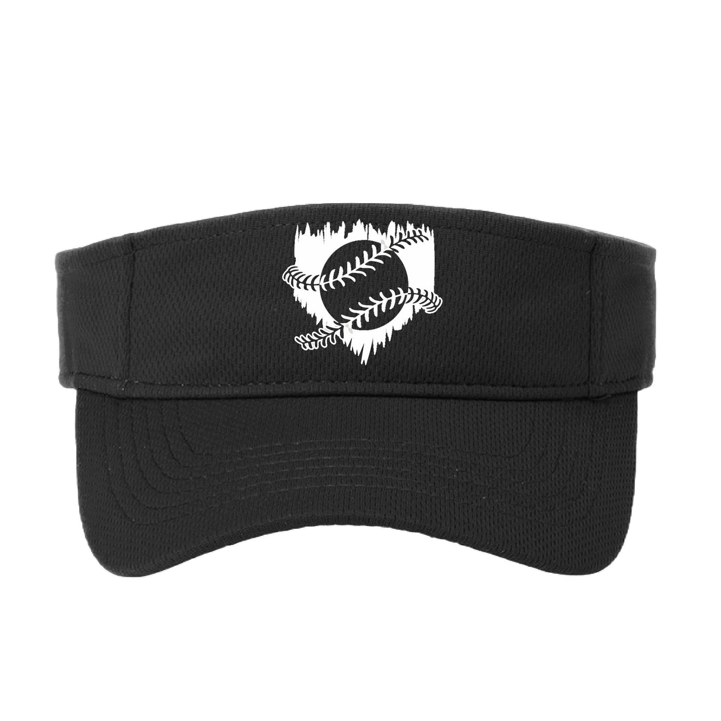 Home Run | Baseball Visors | Moisture Wicking 100% Polyester