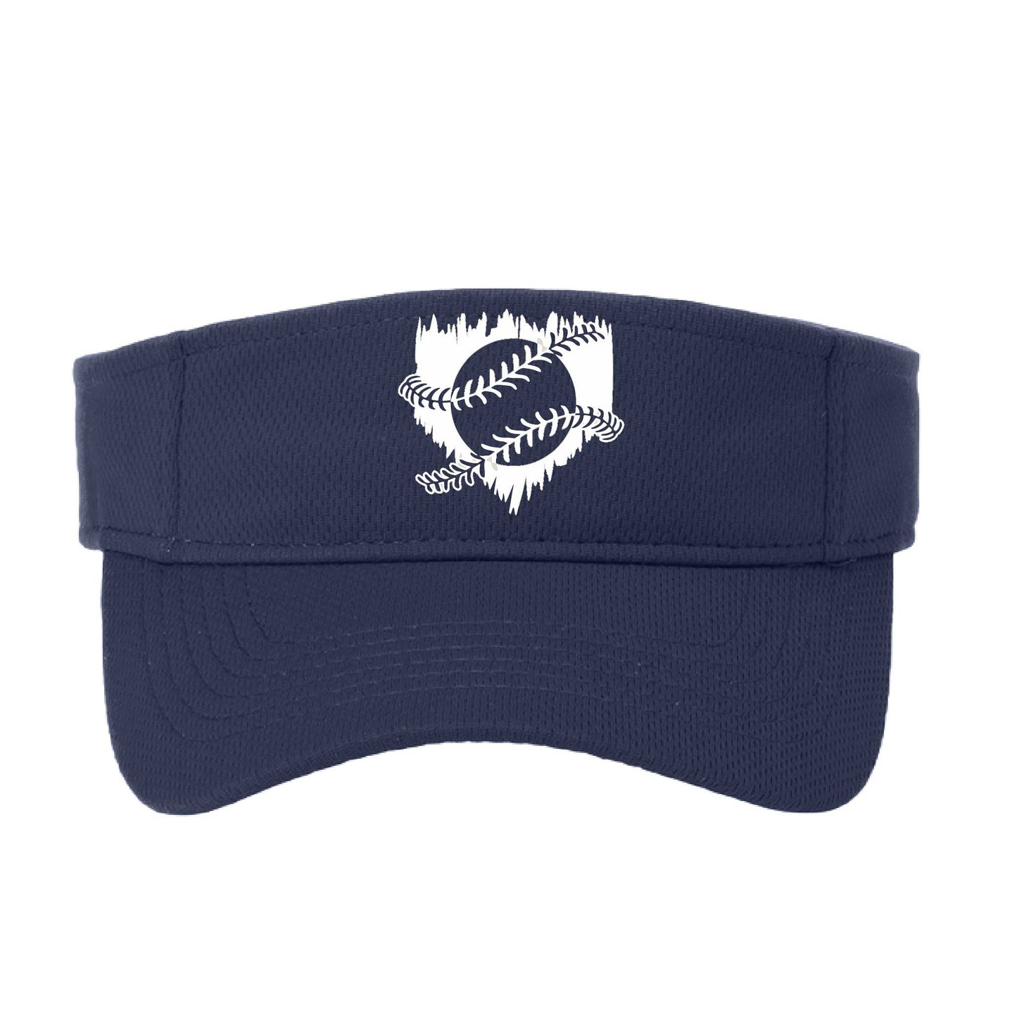 Home Run | Baseball Visors | Moisture Wicking 100% Polyester
