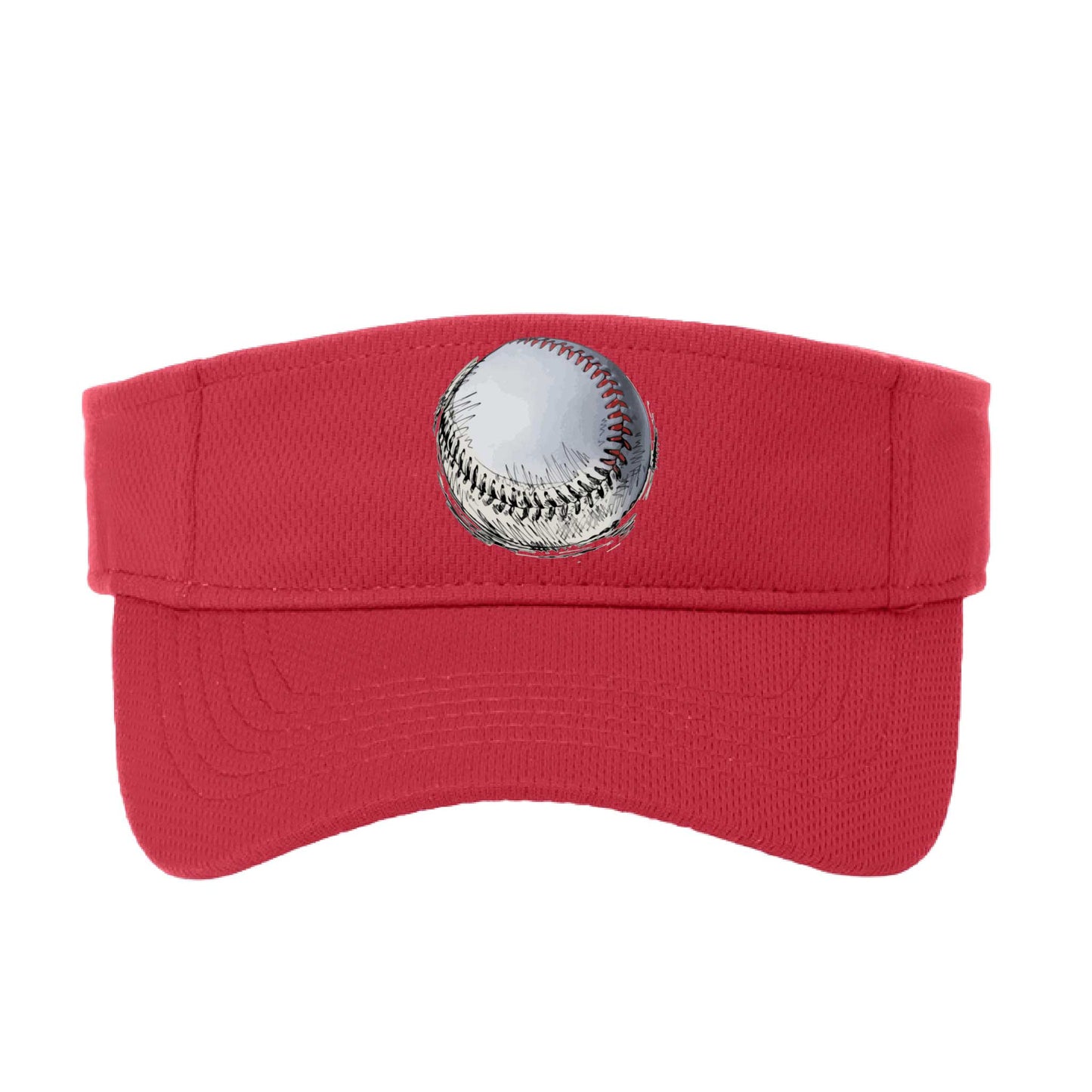 Baseball Sketched | Baseball Visors | Moisture Wicking 100% Polyester