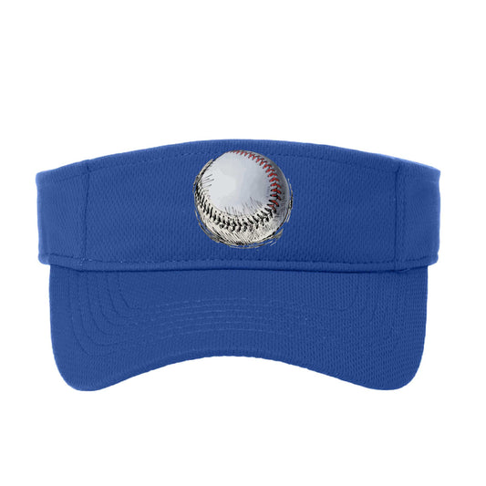 Baseball Sketched | Baseball Visors | Moisture Wicking 100% Polyester