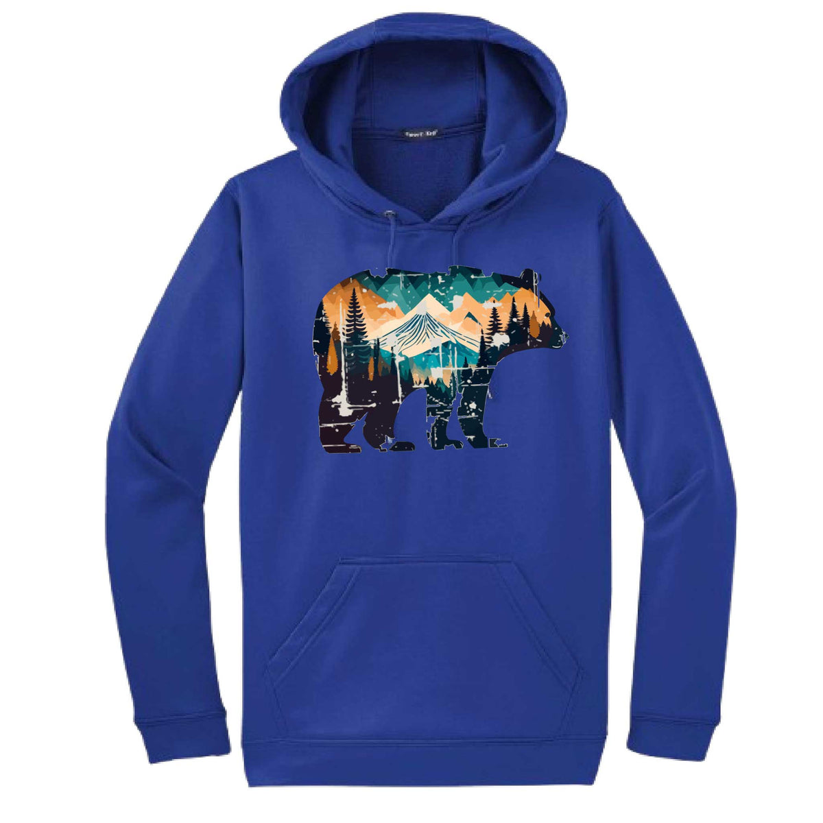 Bear Mountain | Unisex Hoodie Camping Sweatshirt | 50% Cotton/50% Polyester