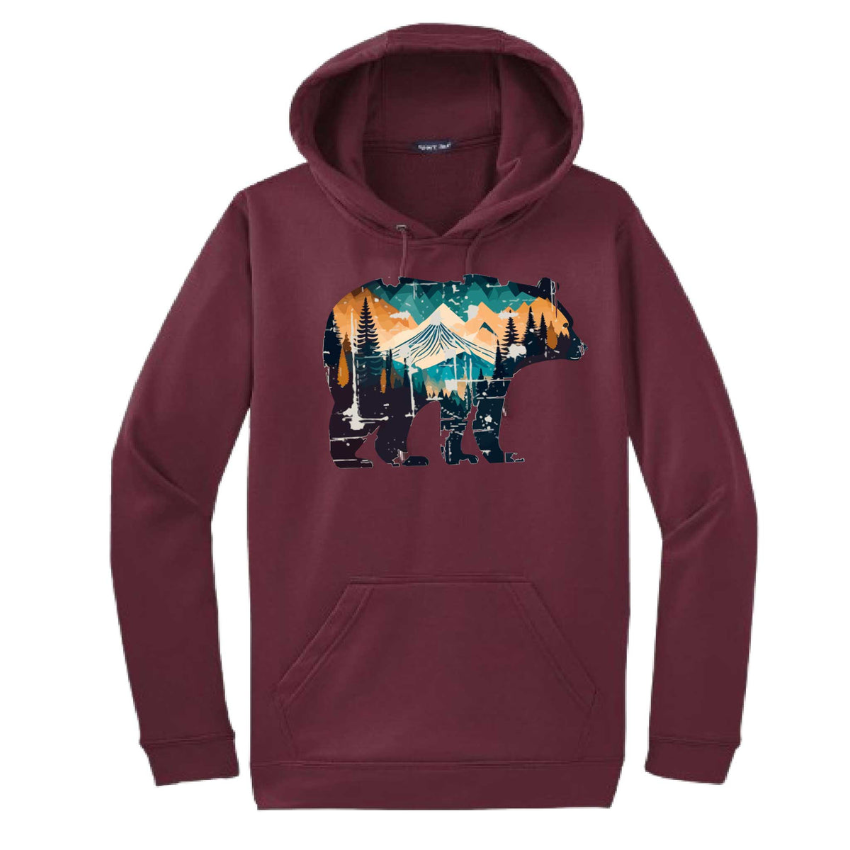 Bear Mountain | Unisex Hoodie Camping Sweatshirt | 50% Cotton/50% Polyester