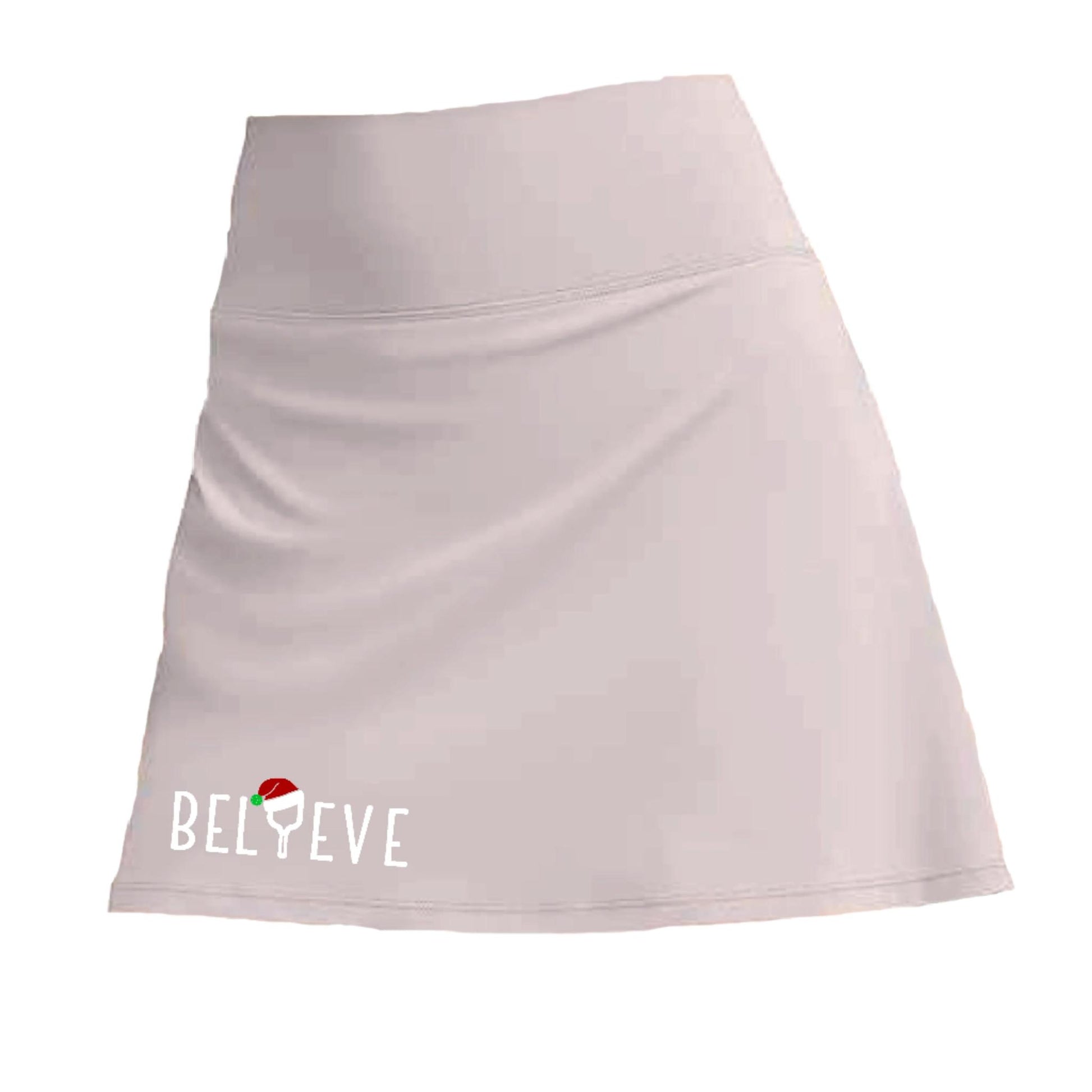 Customizable Two Skorts Set (Black & Grey) Christmas Designs | Pickleball Women’s Skorts | High-Performance Skorts with Shorts and Pockets
