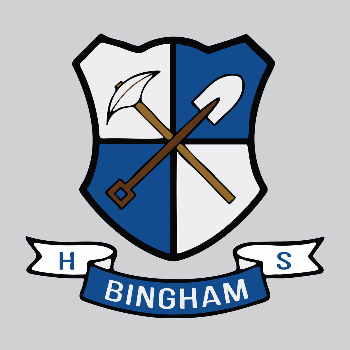 Bingham High USHPA | Men's Short Sleeve Crewneck T-Shirts | 100% Polyester