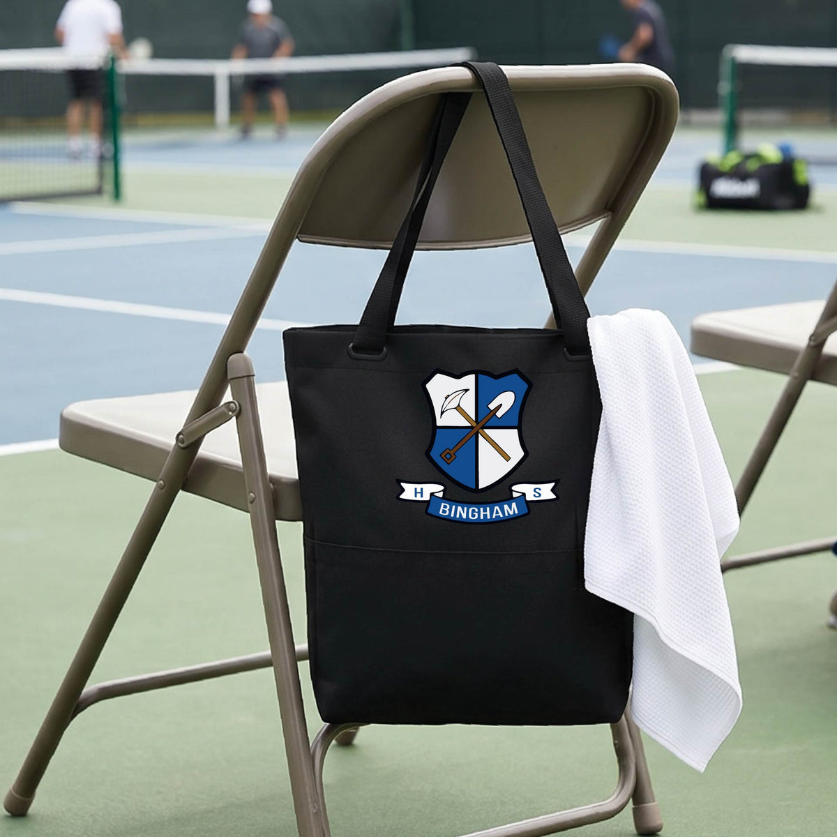 Bingham High School Pickleball Tote Bag Sports Tote for Pickleball Players Gift Court Carryall Team Gift