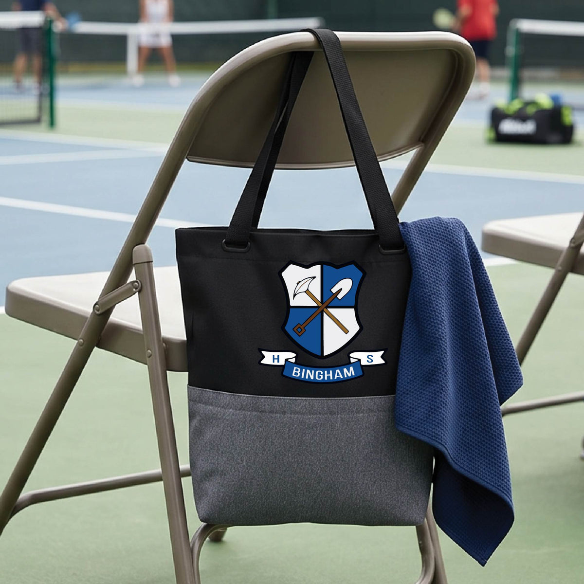 Bingham High School Pickleball Tote Bag Sports Tote for Pickleball Players Gift Court Carryall Team Gift