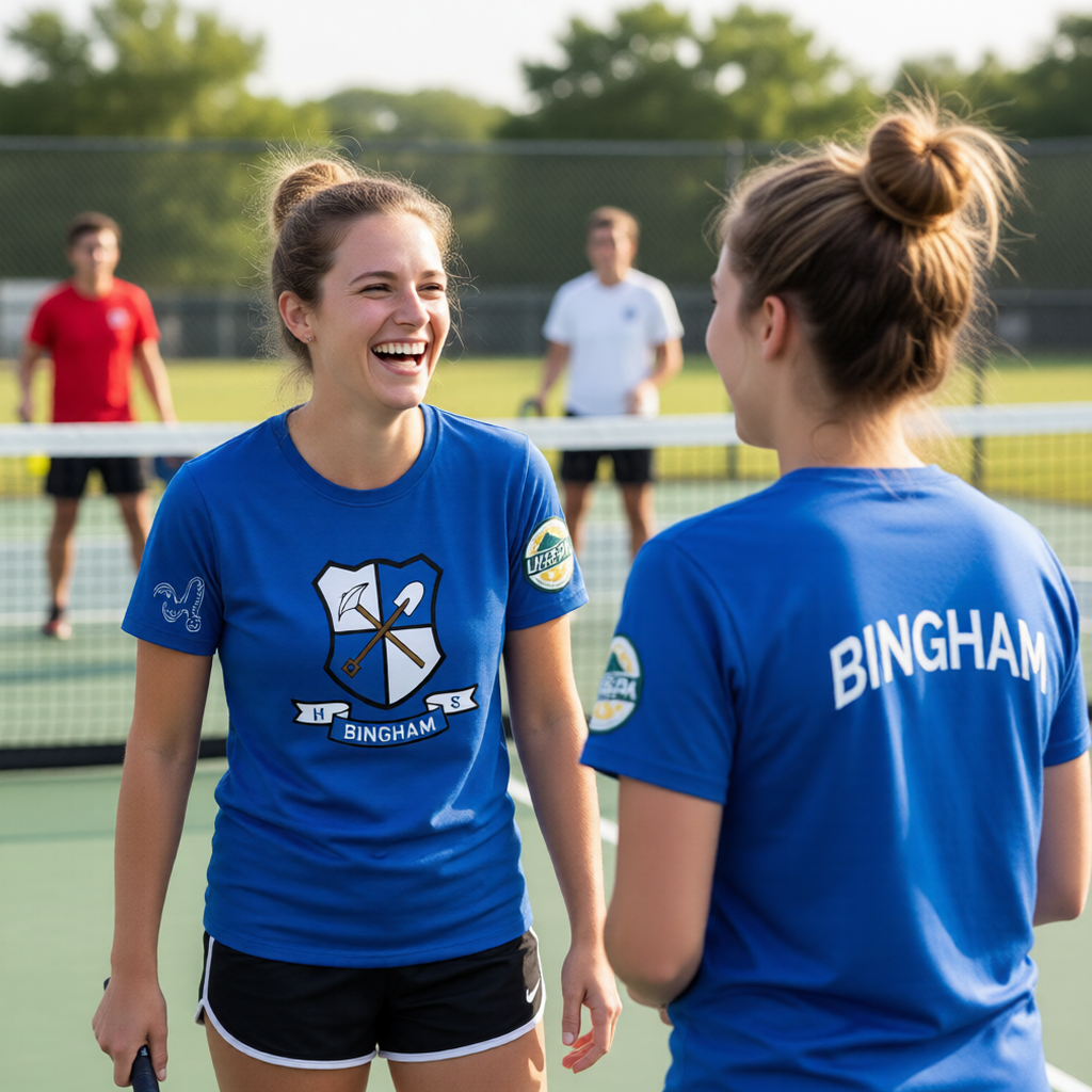 Bingham High UHSPA | Women's Short Sleeve Crewneck T-Shirts | 100% Polyester