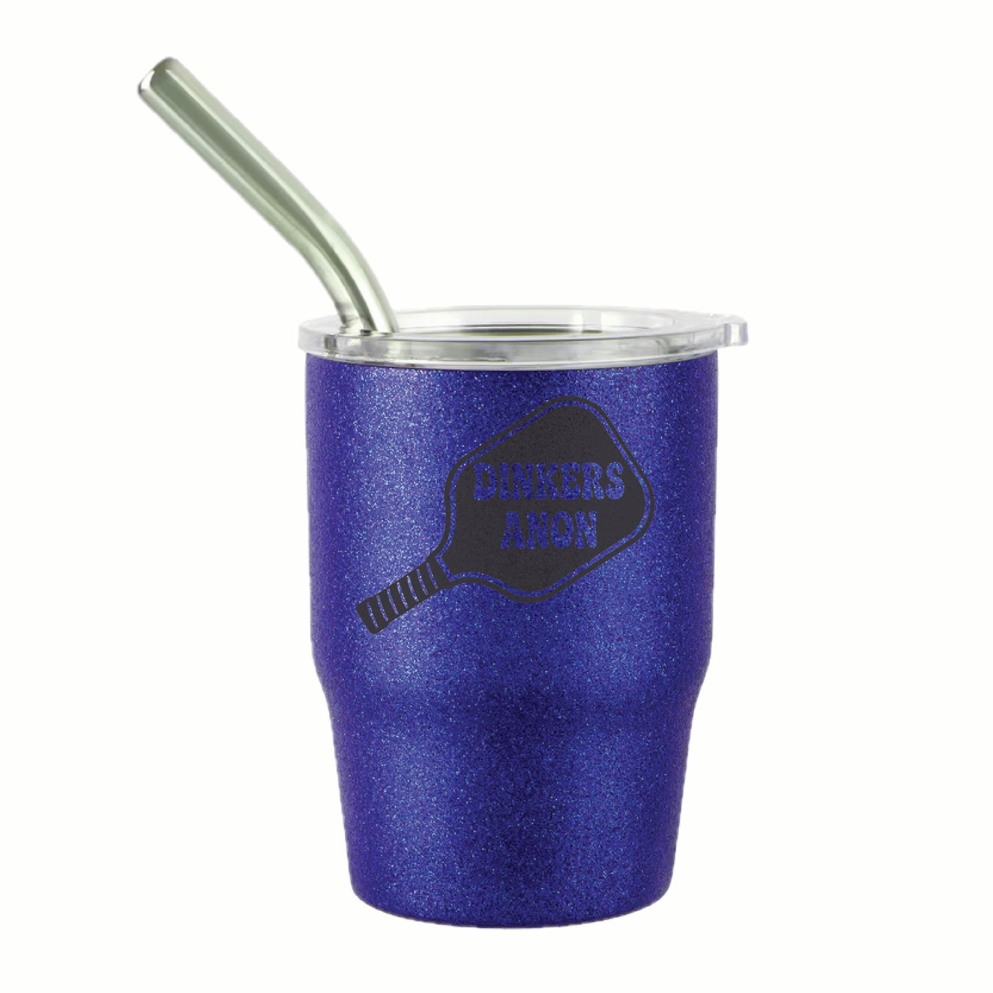 Pickleball "Here's to You" 3 oz Steel Tumblers | Party Favors Celebration Designs  | Fun Pickleball Gifts