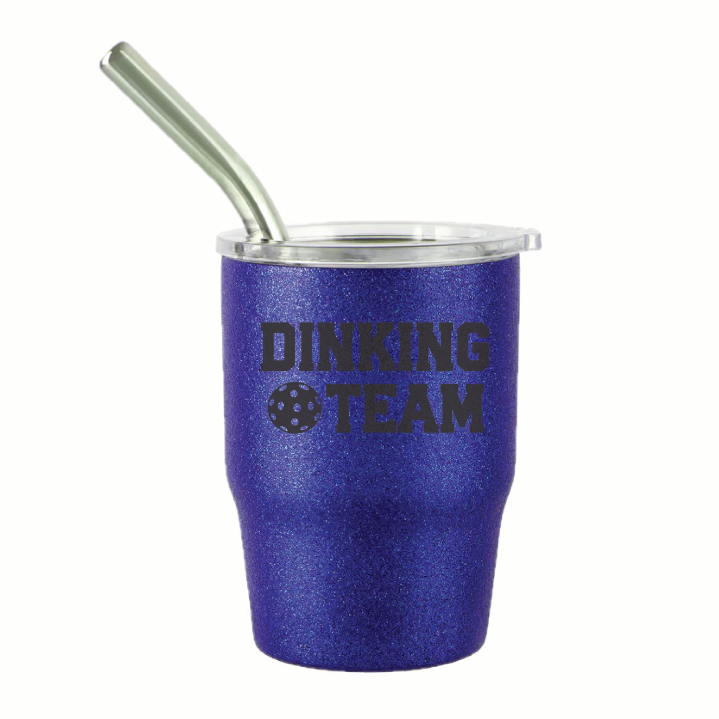 Pickleball "Here's to You" 3 oz Steel Tumblers | Party Favors Celebration Designs  | Fun Pickleball Gifts