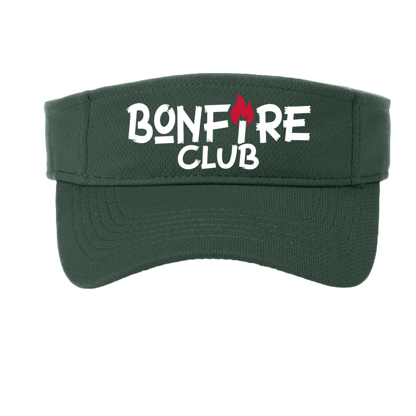 Bonfire Club | Camping Visors | Moisture Wicking 100% Polyester