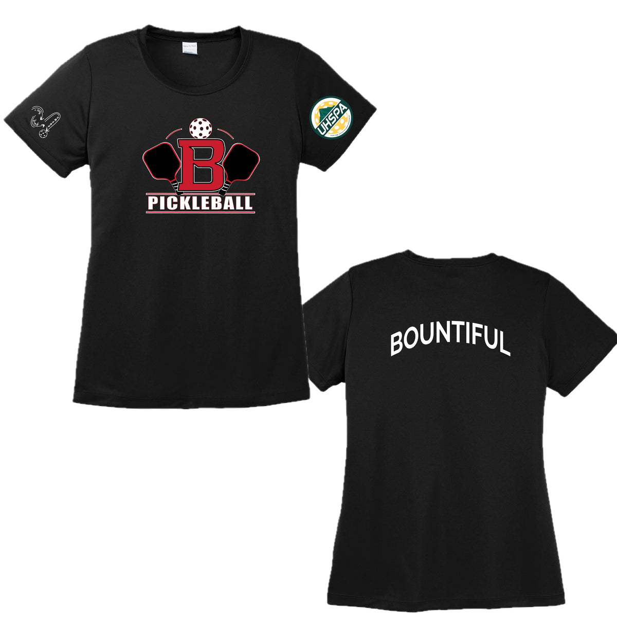 Bountiful High UHSPA | Women's Short Sleeve Crewneck T-Shirts | 100% Polyester
