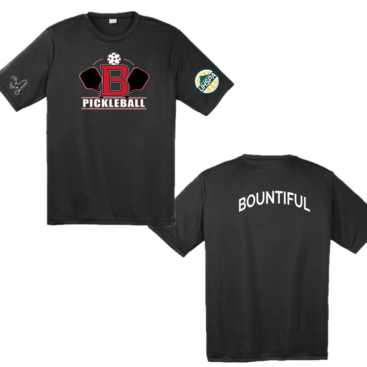 Bountiful High USHPA | Men's Short Sleeve Crewneck T-Shirts | 100% Polyester