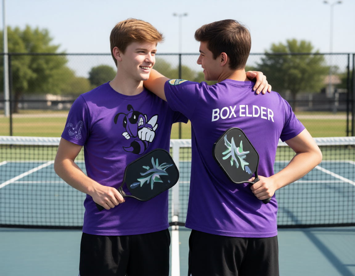 Box Elder High USHPA | Men's Short Sleeve Crewneck T-Shirts | 100% Polyester
