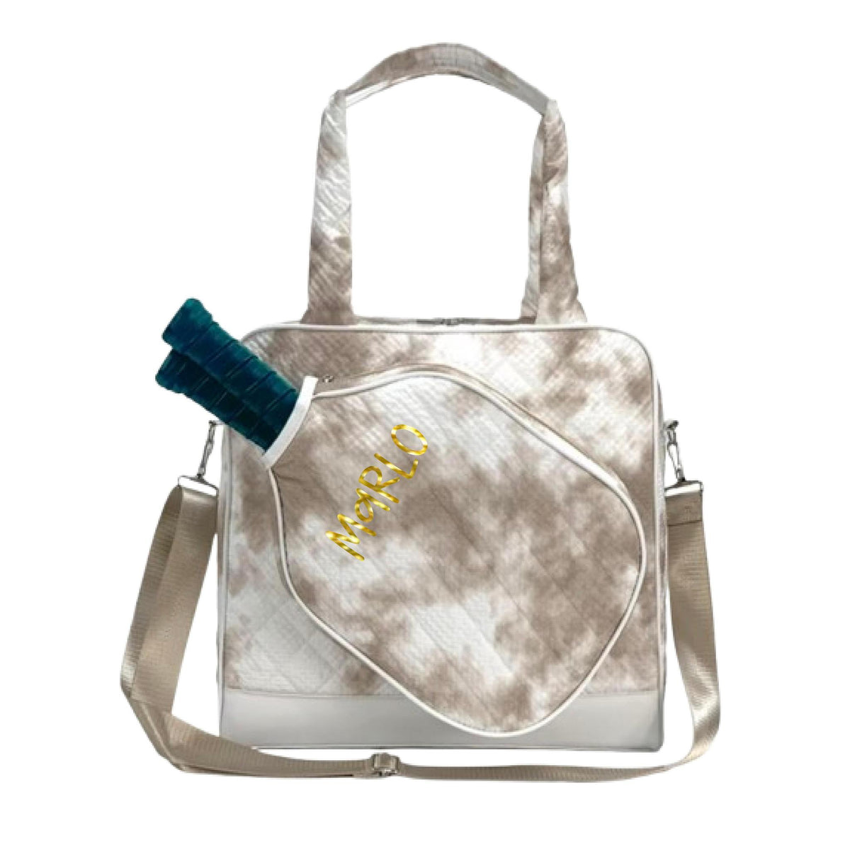 "Bronze Dust" Detachable Cover Pickleball Bag (Free Personalization) | Pickleball Sports Bag | Medium Size Court Bag