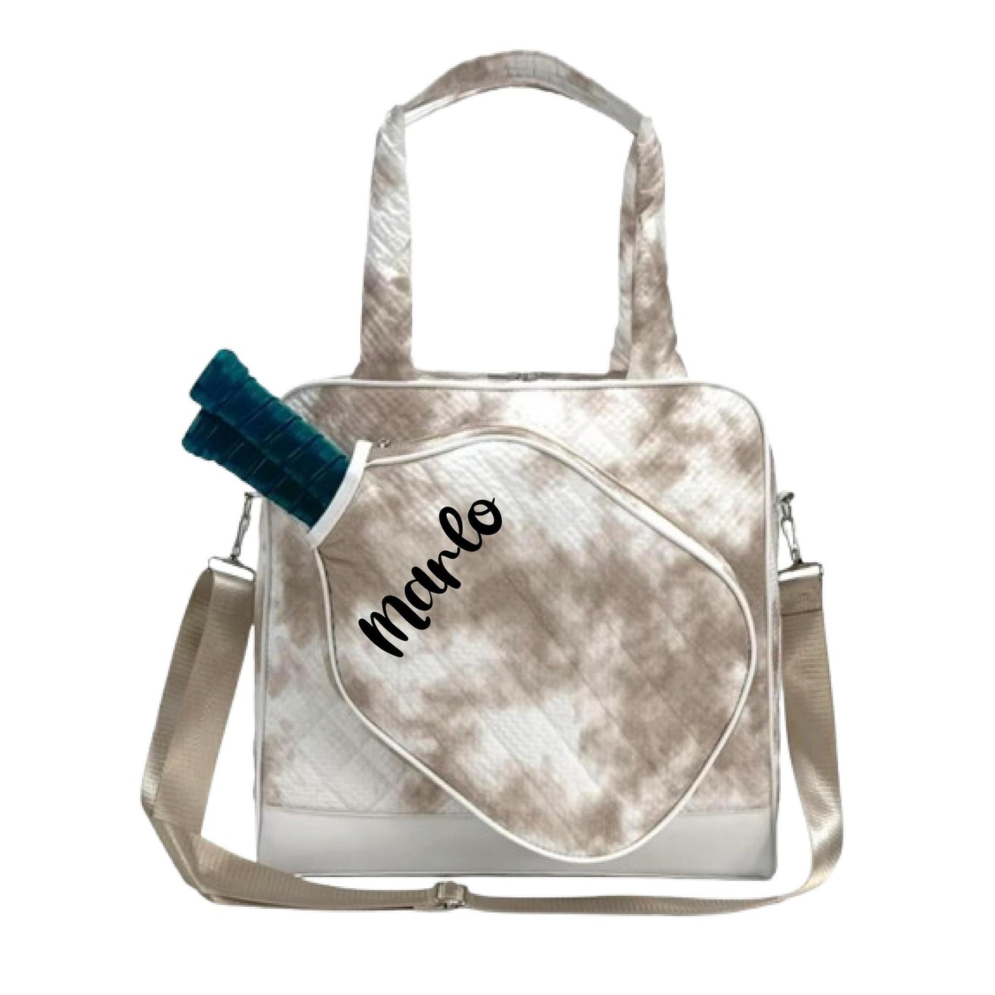 "Bronze Dust" Detachable Cover Pickleball Bag (Free Personalization) | Pickleball Sports Bag | Medium Size Court Bag