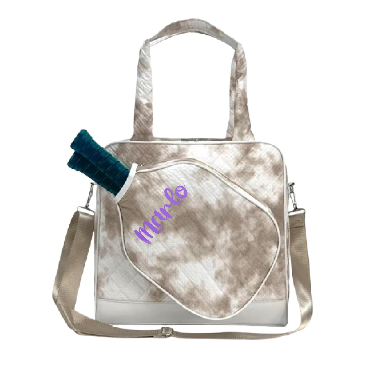 "Bronze Dust" Detachable Cover Pickleball Bag (Free Personalization) | Pickleball Sports Bag | Medium Size Court Bag