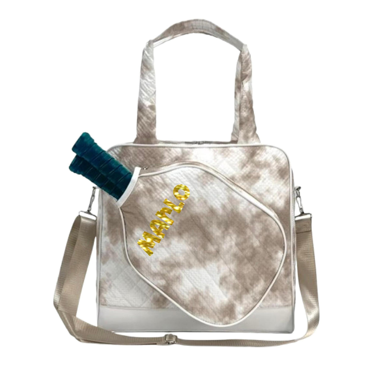 "Bronze Dust" Detachable Cover Pickleball Bag (Free Personalization) | Pickleball Sports Bag | Medium Size Court Bag