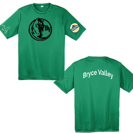 Bryce Valley High USHPA | Men's Short Sleeve White Crewneck T-Shirts | 100% Polyester
