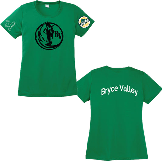 Bryce Valley High UHSPA | Women's Short Sleeve Crewneck T-Shirts | 100% Polyester