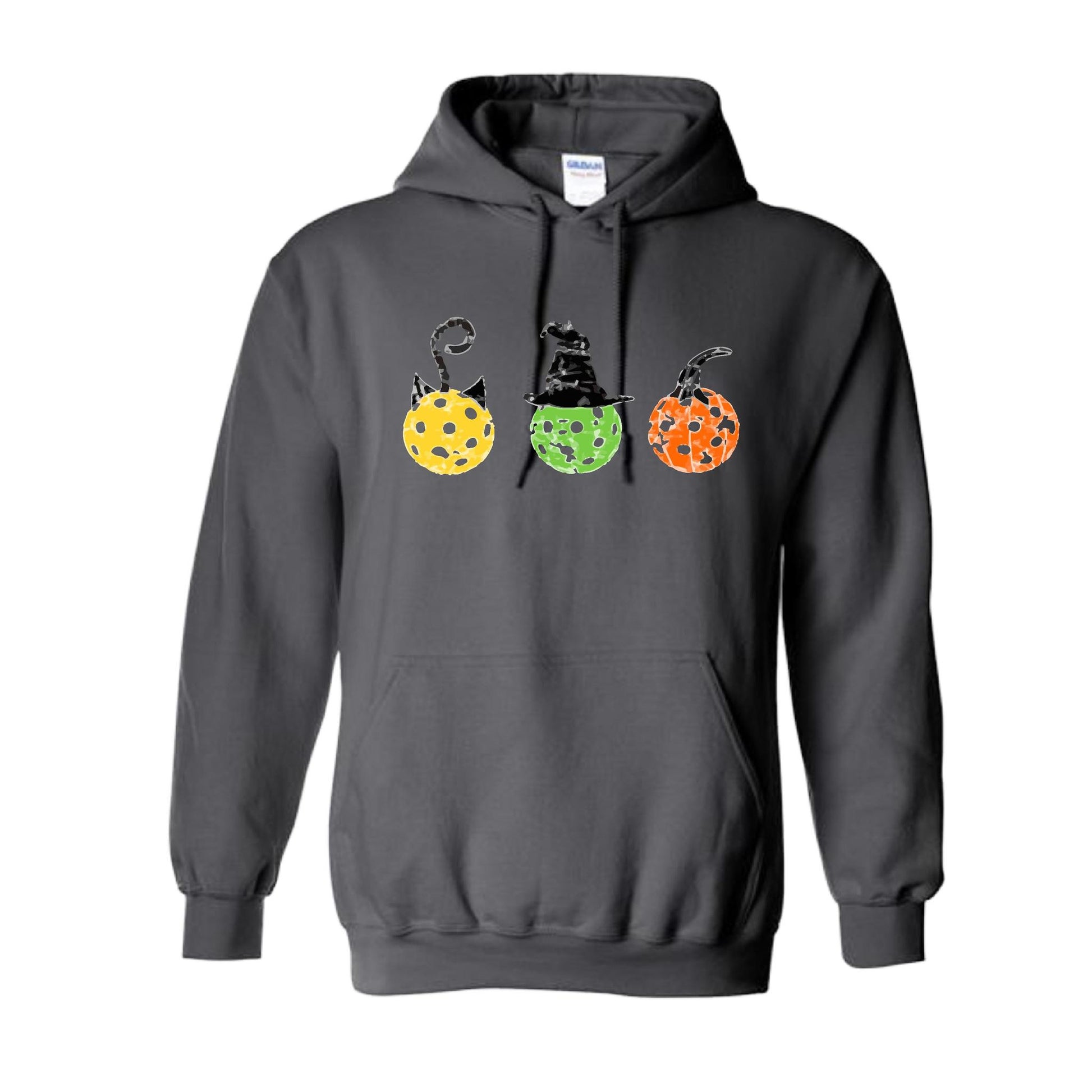 Cat Witch Pumpkin | Unisex Hoodie Athletic Sweatshirt | 50% Cotton/50% Polyester
