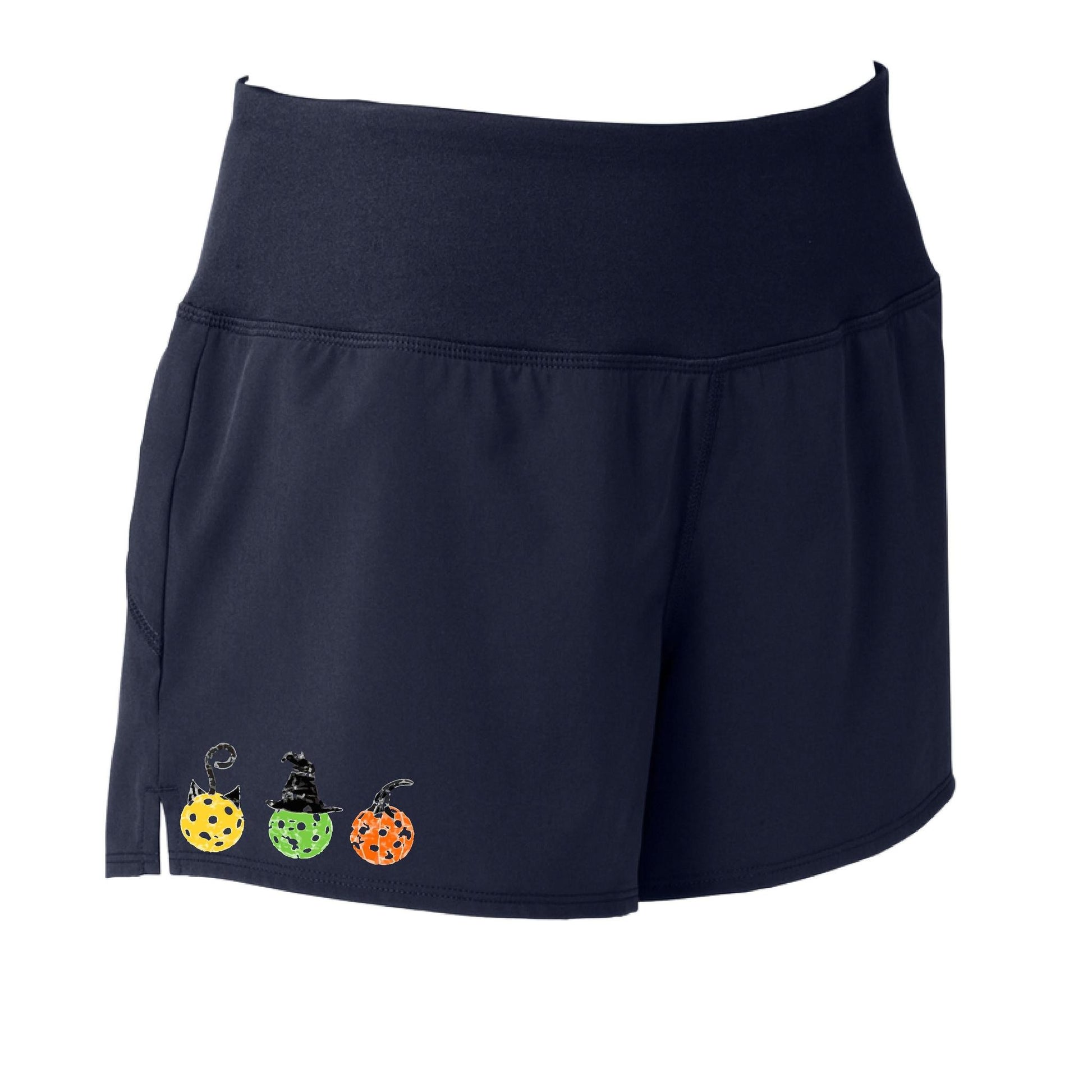Cat Witch Pumpkin | Women's Pickleball Shorts