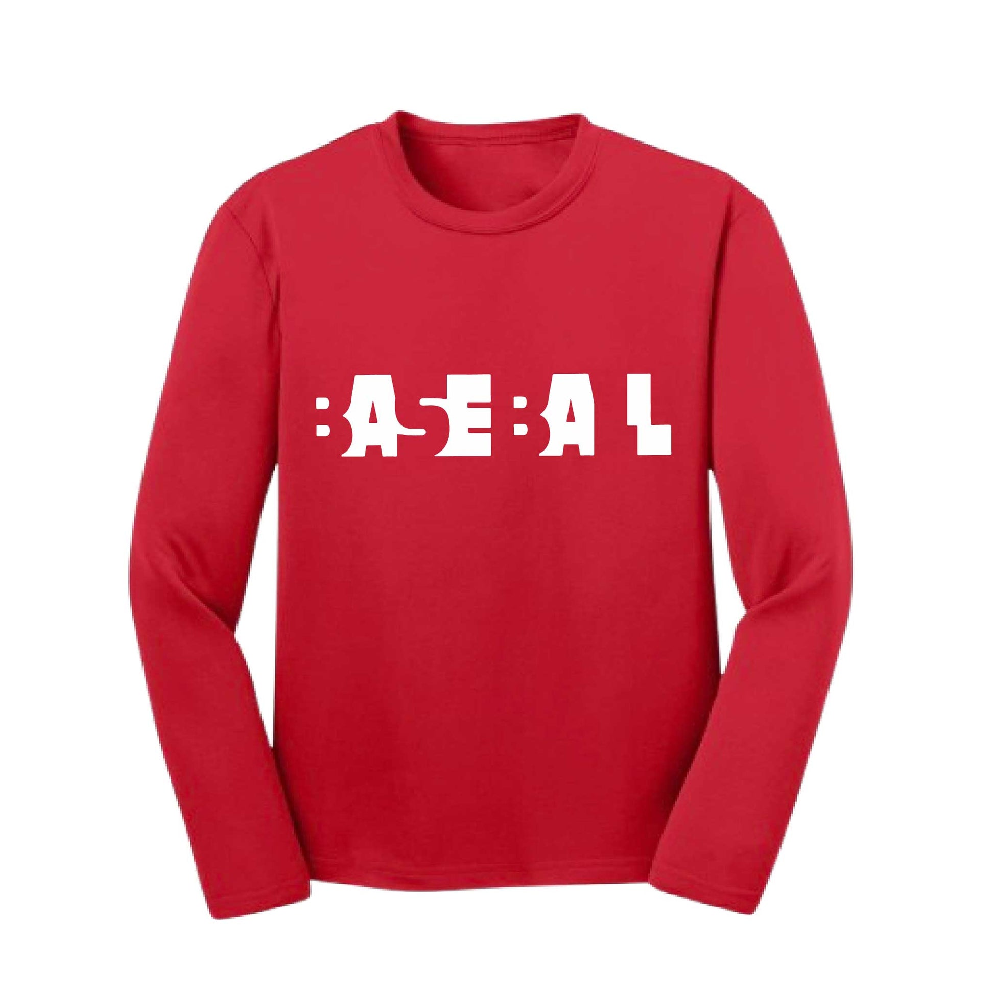Change Up | Youth Long Sleeve Baseball Performance T-Shirts | 100% Polyester