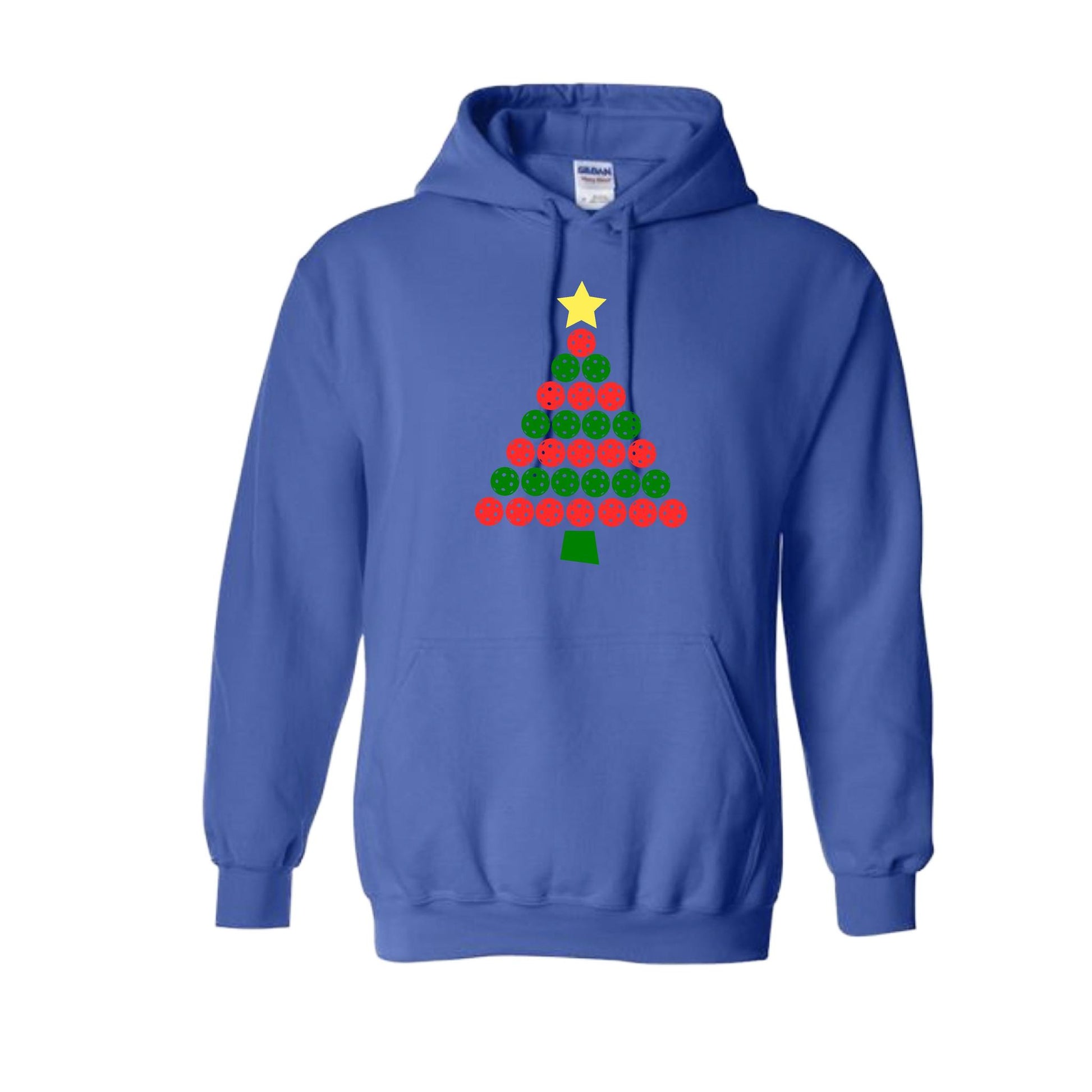 Christmas Tree | Unisex Hoodie Athletic Sweatshirt | 50% Cotton/50% Polyester