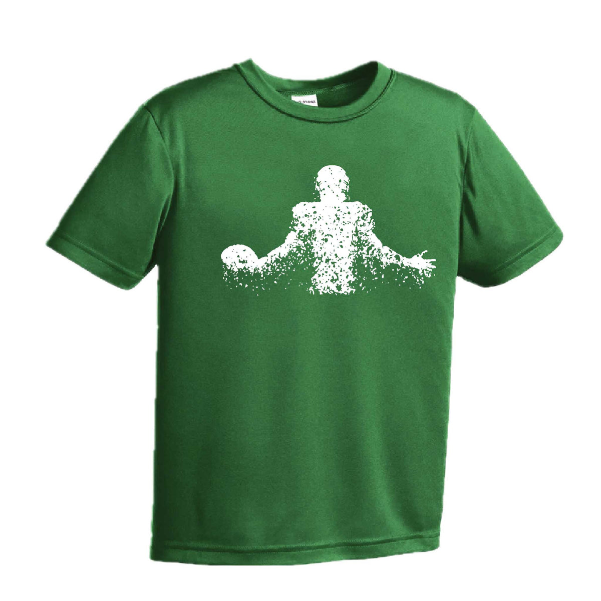 Coming Alive Football | Youth Short Sleeve Football T-Shirts | 100% Polyester