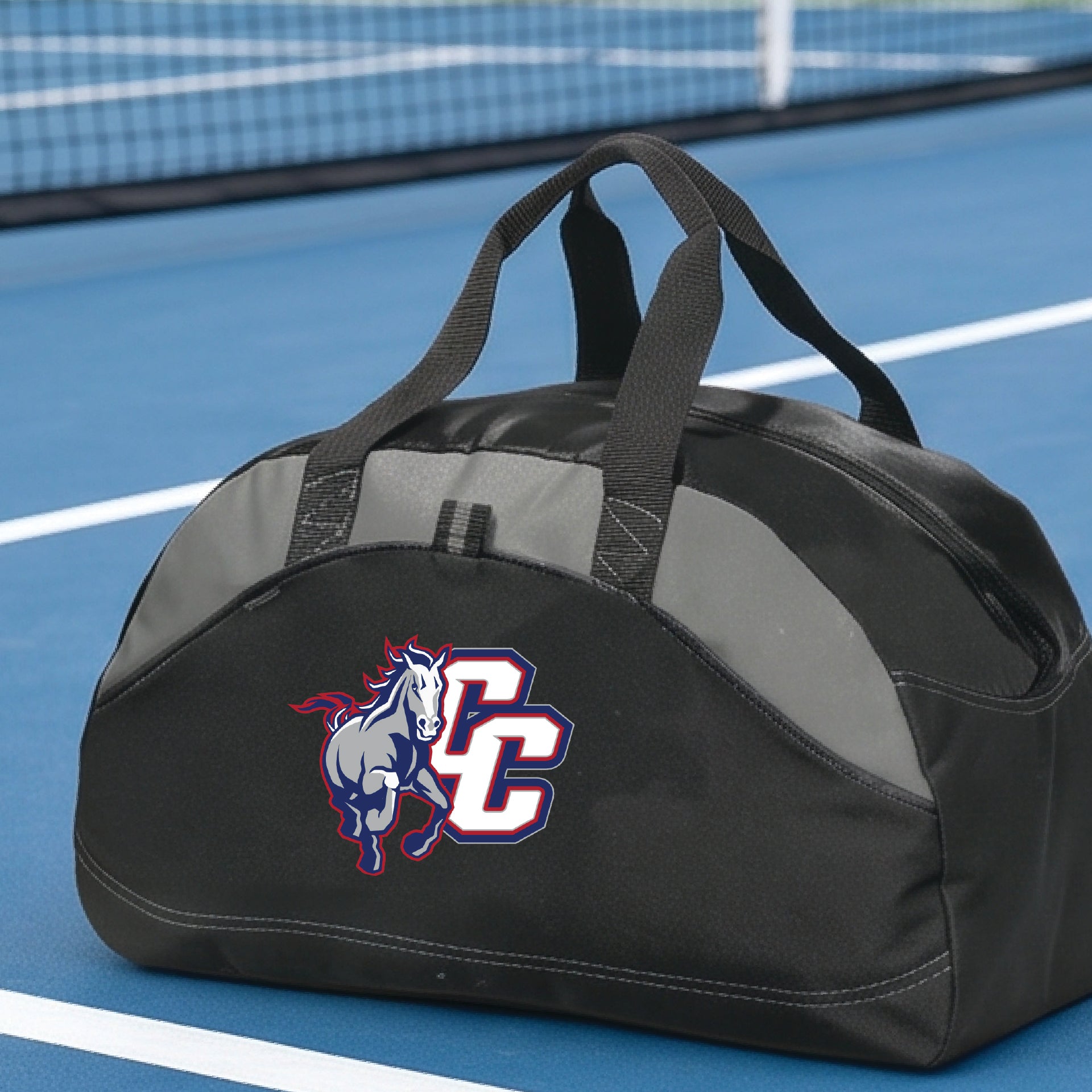 Crimson Cliffs High School Personalized UHSPA Black Team Duffel Bag – Pickleball & Weekend Travel Bag