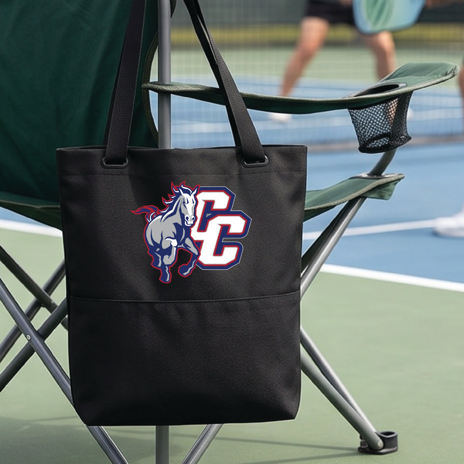 Crimson Cliffs High School Pickleball Tote Bag Sports Tote for Pickleball Players Gift Court Carryall Team Gift