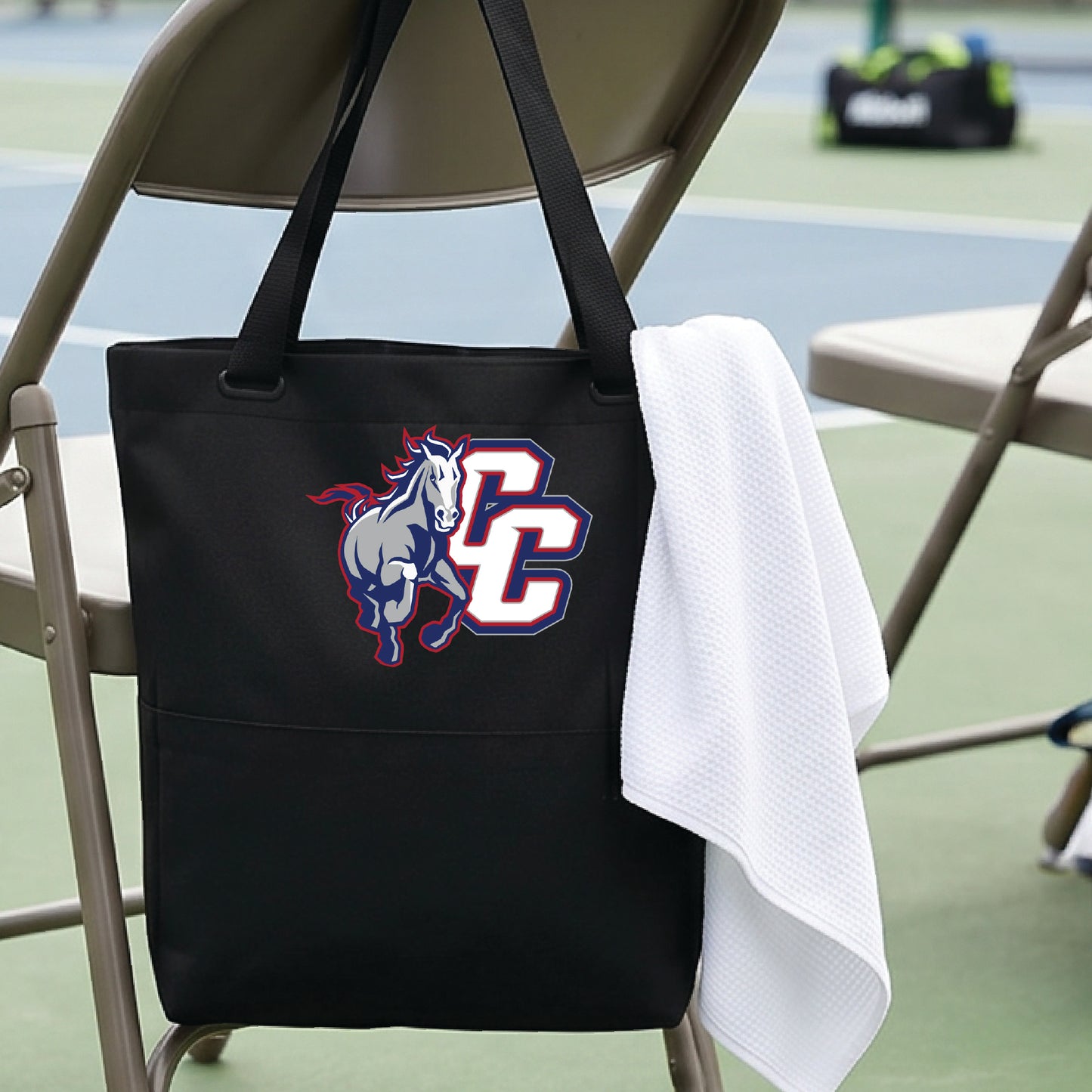 Crimson Cliffs High School Pickleball Tote Bag Sports Tote for Pickleball Players Gift Court Carryall Team Gift