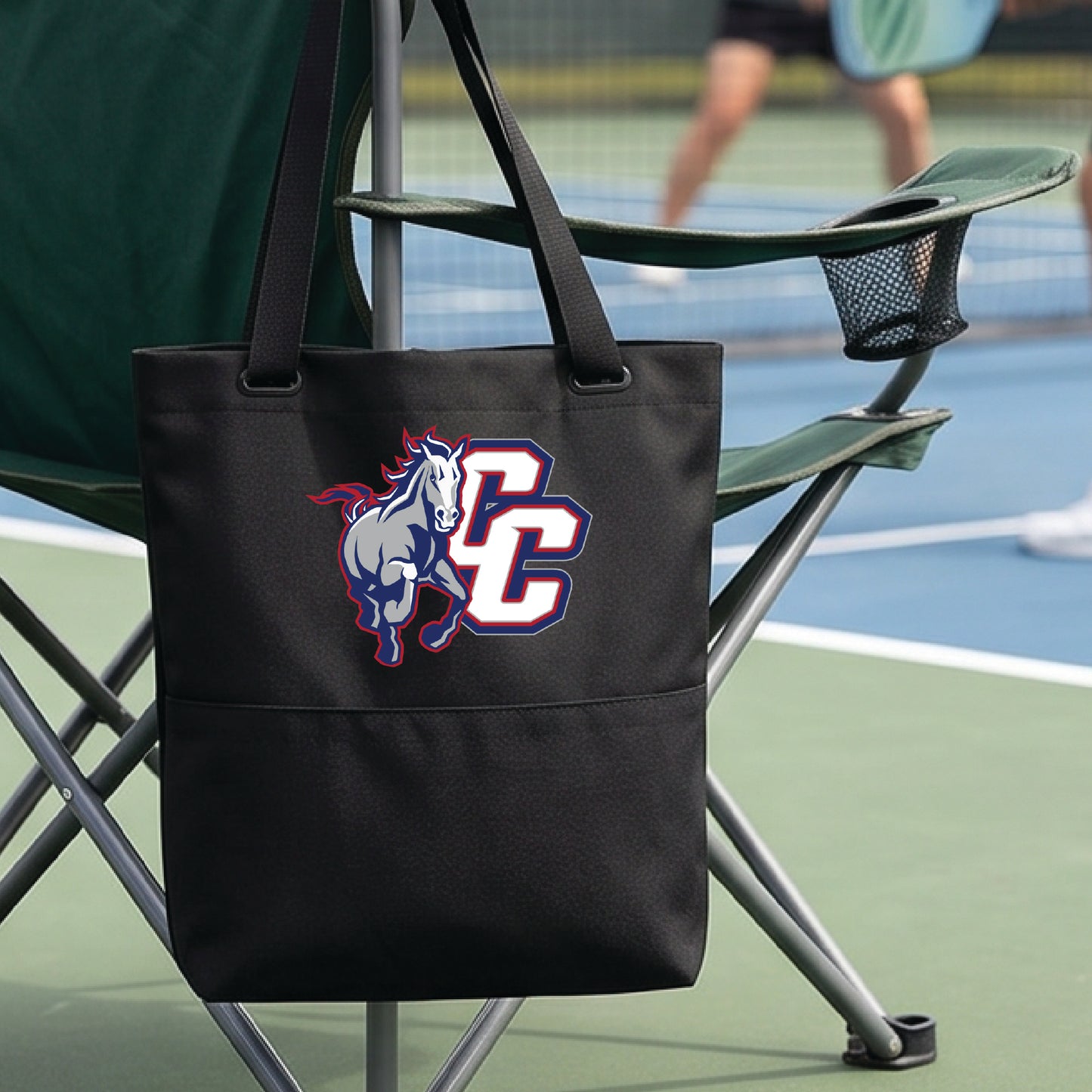 Crimson Cliffs High School Pickleball Tote Bag Sports Tote for Pickleball Players Gift Court Carryall Team Gift