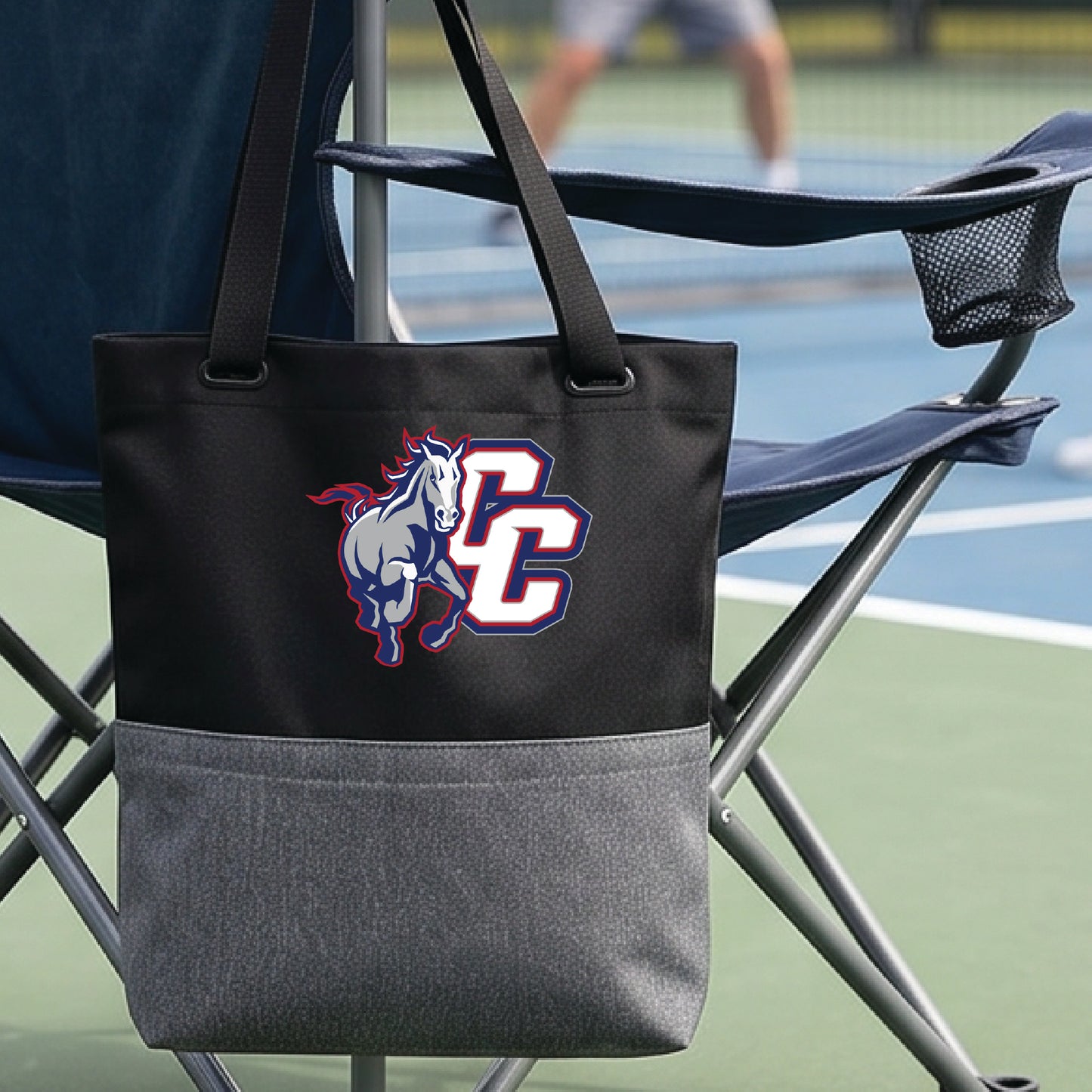 Crimson Cliffs High School Pickleball Tote Bag Sports Tote for Pickleball Players Gift Court Carryall Team Gift