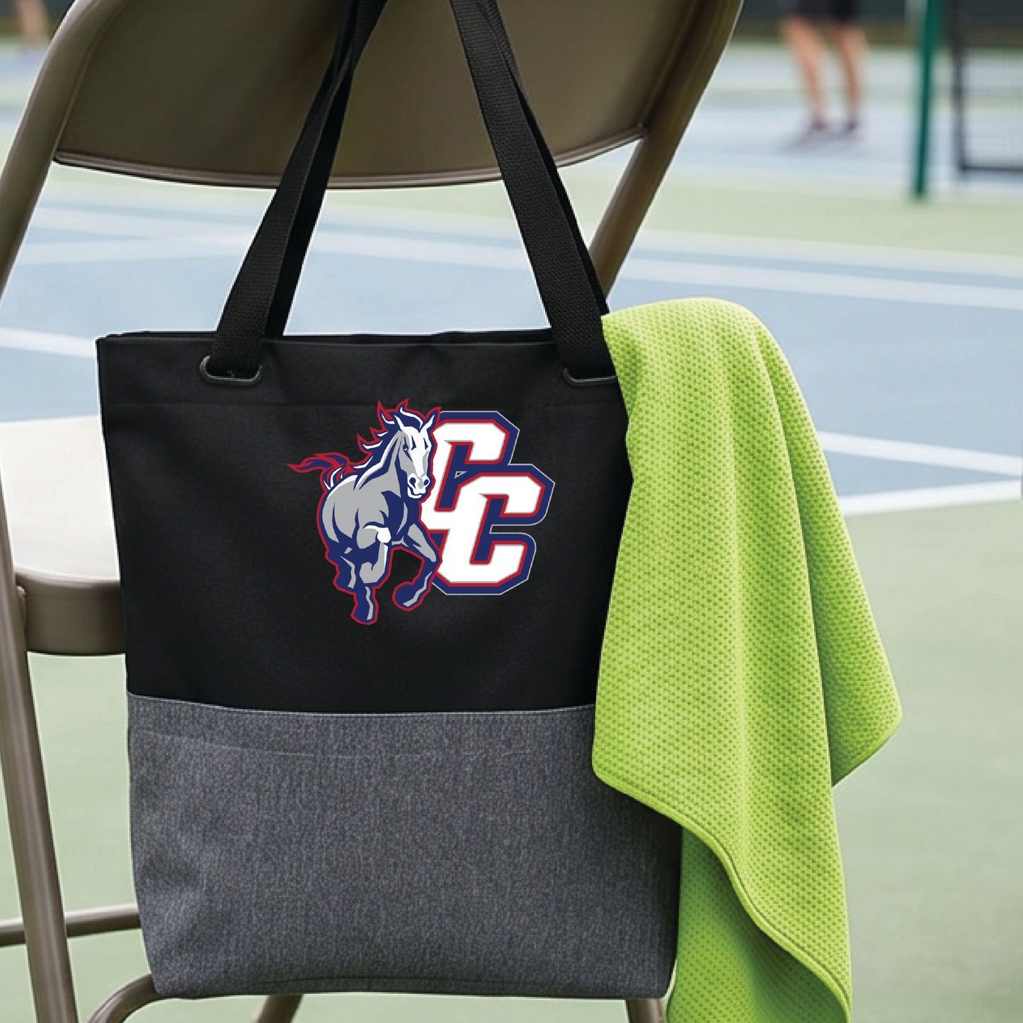 Crimson Cliffs High School Pickleball Tote Bag Sports Tote for Pickleball Players Gift Court Carryall Team Gift
