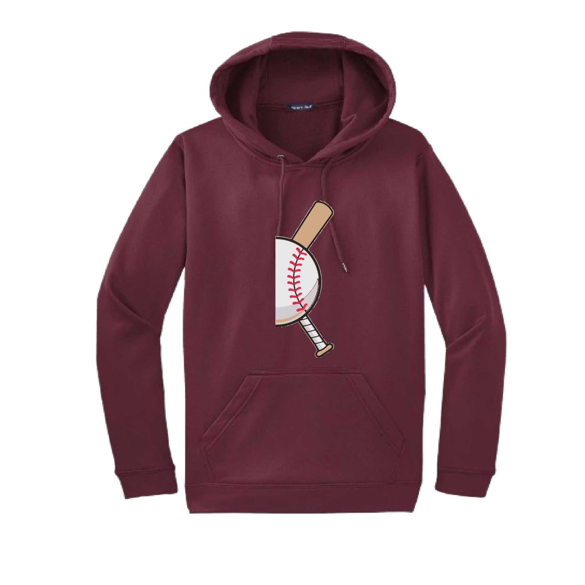 Curveball | Unisex Hoodie Athletic Baseball Sweatshirt | 50% Cotton/50% Polyester